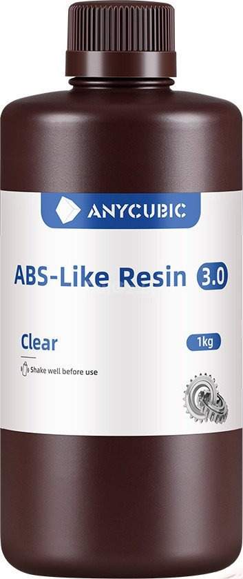Фотополимер Anycubic ABS-Like 3.0 SABL3CL-10 (1л, прозрачный)