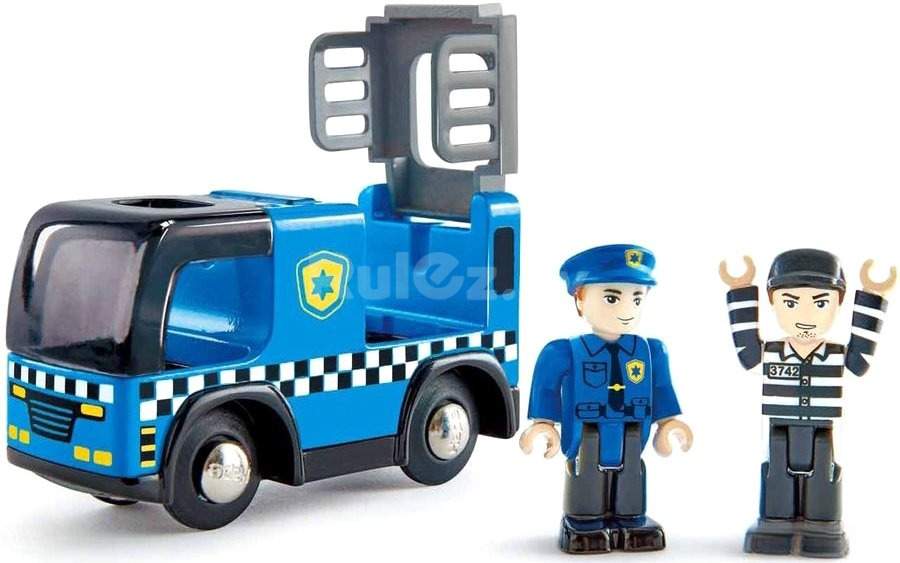 Легковой автомобиль Hape Полицейская машина с сиреной E3738-HP