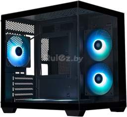 Корпус XASTRA QW400M 5ARGB-FC-C6-AC QW400M-2FA24A-1FC12A-C6-AC (черный)