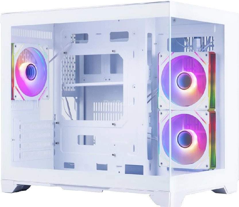 Корпус 1stPlayer Megaview MV6-TP ARGB (белый) 1stPlayer MV6-TRANSPARENT ARGB (белый)