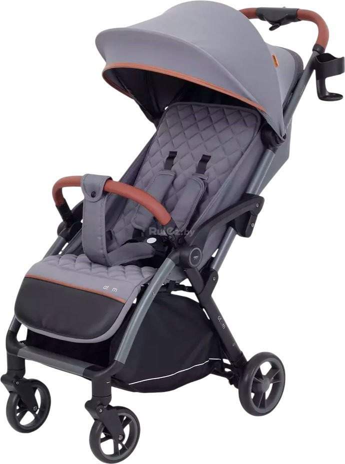 Коляска прогулочная «книга» MOWbaby Атом MB200 (Grey)