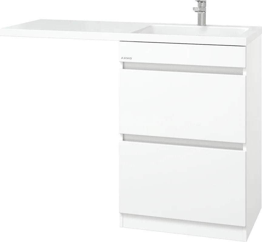 Onika Тумба с умывальником Милтон 58 105801 + Madera Kamilla 120 R