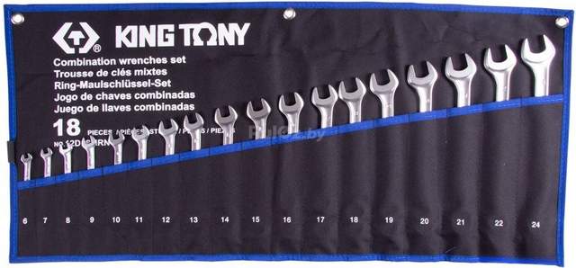 Набор ключей King Tony 12D18MRN (18 предметов)
