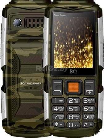 Мобильный телефон BQ-Mobile BQ-2430 Tank Power (камуфляж/серебристый)
