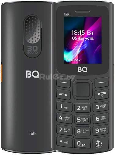 Кнопочный телефон BQ-Mobile BQ-1862 Talk (черный)