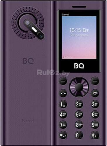 Кнопочный телефон BQ-Mobile BQ-1858 Barrel (фиолетовый)