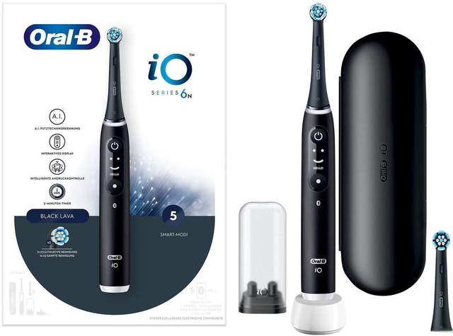 Электрическая зубная щетка Oral-B iO 6 iOM6.2Q6.2DK (черный)