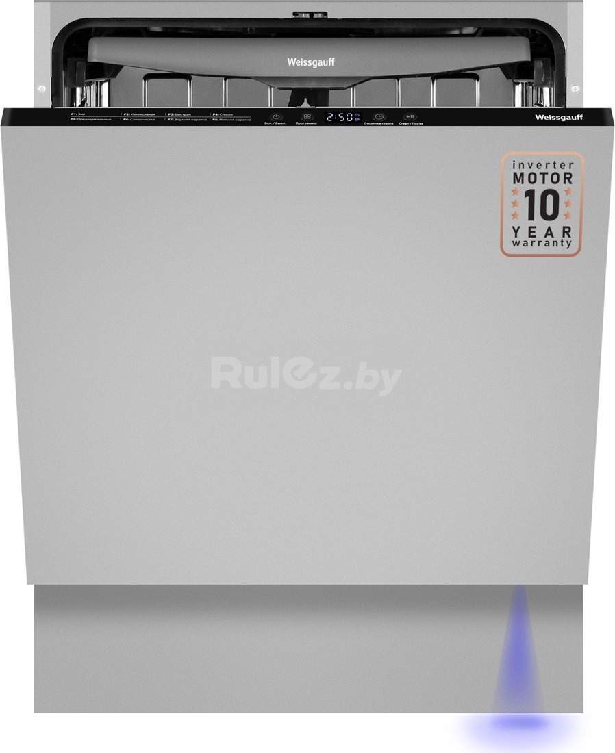 Встраиваемая посудомоечная машина Weissgauff BDW 6038 D Inverter Autoopen