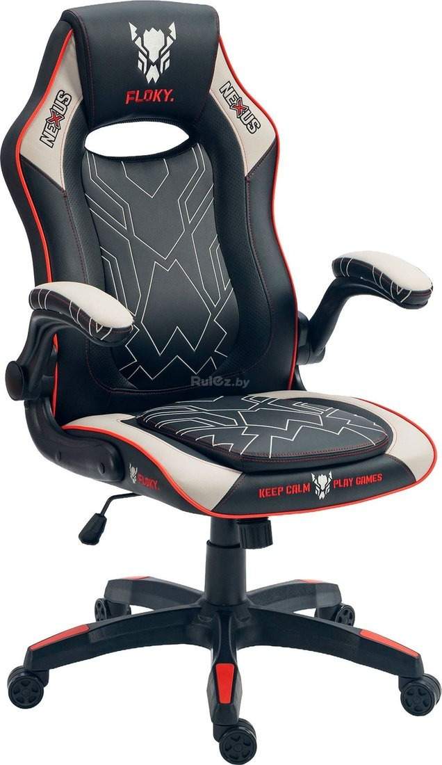 Игровое (геймерское) кресло FLOKY Nexus Black-Grey V2