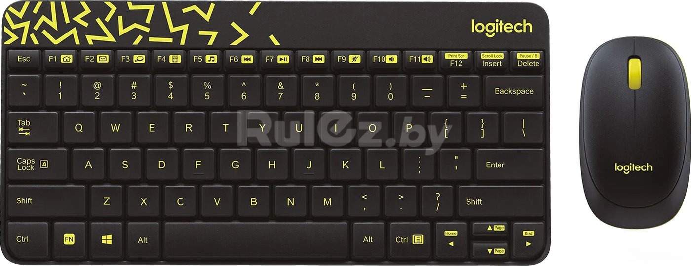 Офисный набор Logitech MK240 Nano 920-008198 (черный)