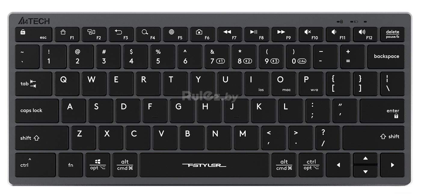 Клавиатура A4Tech Fstyler FBX51C A4Tech Fstyler FBX51C (серый/черный)