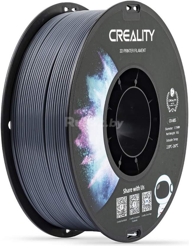 Филамент Creality ABS-CR 1.75мм 3301020034 (1 кг, серый)