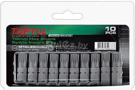 Набор бит Toptul FSFA1212G (10 предметов)