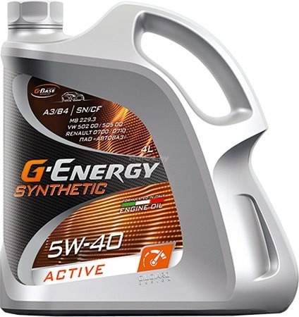 Моторное масло G-Energy Synthetic Active 5W-40 5л