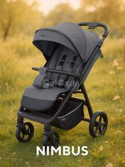 Коляска прогулочная «книга» MOWbaby Nimbus MB103 (серый)