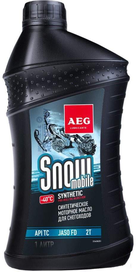 Моторное масло AEG Lubricants SnowMobile 2Т JASO FD 1л
