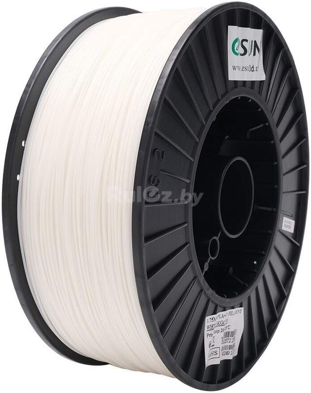 Филамент eSUN PLA+ PLA+175W3B1 (1.75 мм, 3 кг, белый)