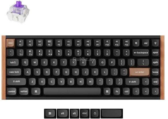 Клавиатура Keychron K2 HE Special Edition Black K2H-F1 (Nebula Magnetic)