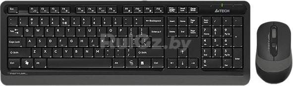 Офисный набор A4Tech Fstyler FG1010 (черный/серый)