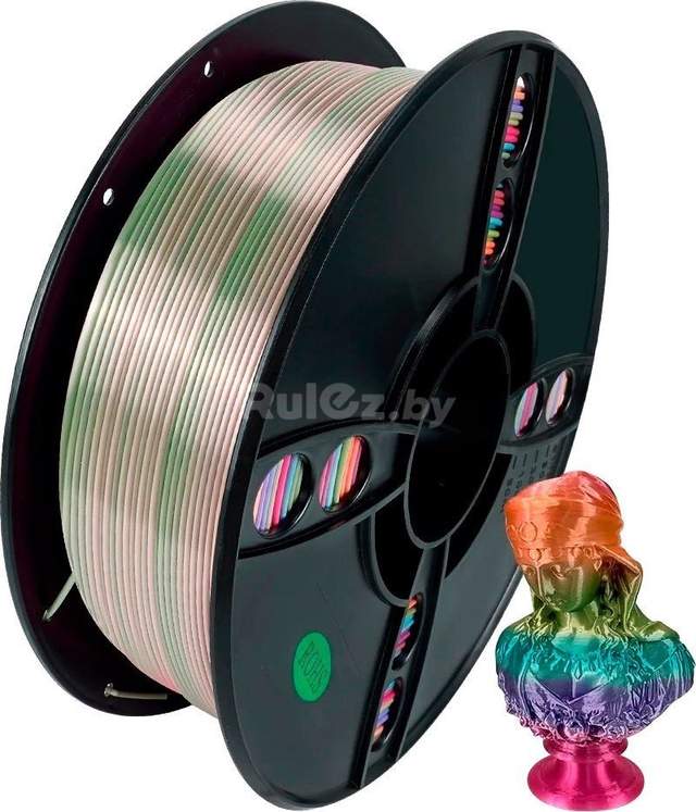 Пластик Kingroon PLA Silk 1.75мм B01889 (1кг, Rainbow Candy)