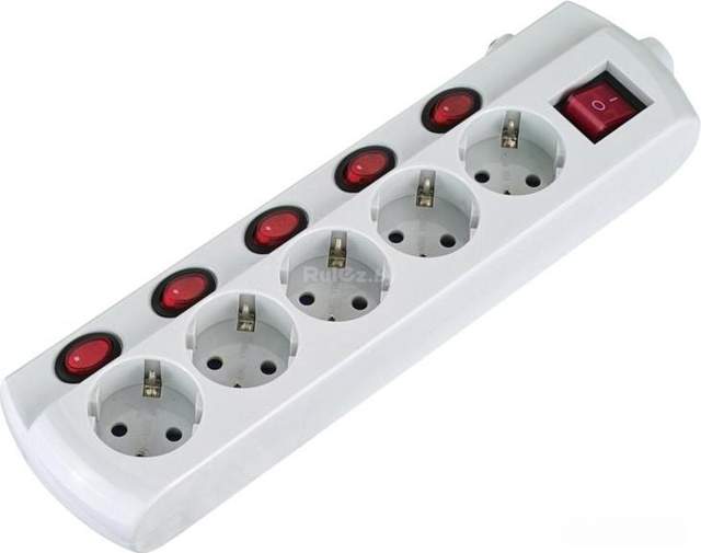 Удлинитель Electraline 62502 (1.5 м, белый)