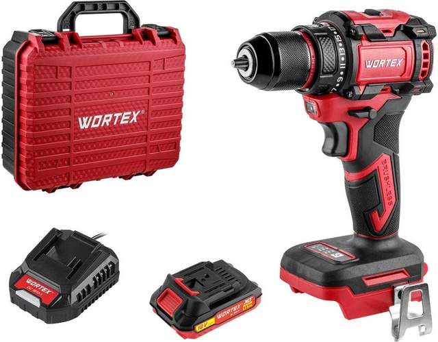 Дрель-шуруповерт Wortex BD 2025 DLi ALL1 1329835 (с 1-им АКБ, кейс)