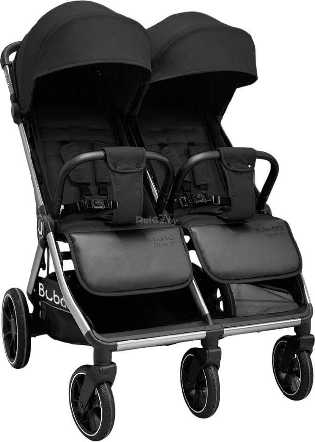Коляска прогулочная «книга» Bubago Duo X BG 194-1 (черный)