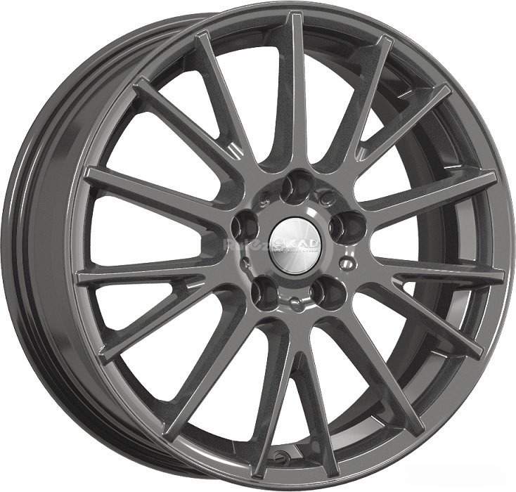 Литые диски SKAD Дубай 17x6.5" 5x114.3мм DIA 67.1мм ET 45мм Графит