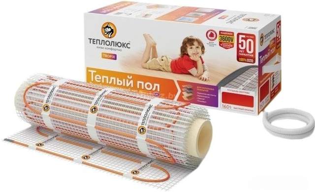 Нагревательный мат Теплолюкс Tropix МНН 10 кв.м. 1600 Вт