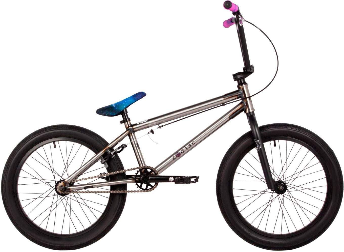 Велосипед Novatrack BMX Zodiac 2025 (серебристый)