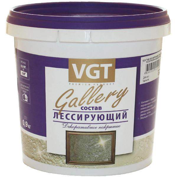 Состав лессирующий VGT Gallery полупрозрачный "жемчуг" 0,9 кг