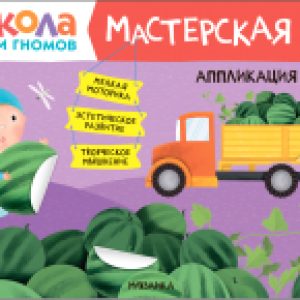 Развивающая книга Школа Семи Гномов. Мастерская. Аппликация 0+ / МС12696 21век