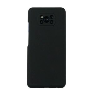 Чехол для POCO X3/X3 Pro бампер АТ Silicone Case (Черный)