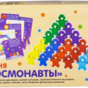 Развивающая игрушка Балансир-башня Космонавты / БШ01 21век