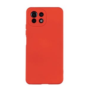 Чехол для Mi 11 Lite бампер АТ Soft touch (Красный)