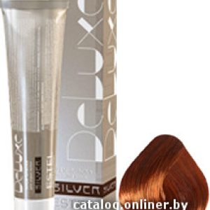 Крем-краска для волос Estel Professional De Luxe Silver 6/74 темно-русый коричнево-медный цена