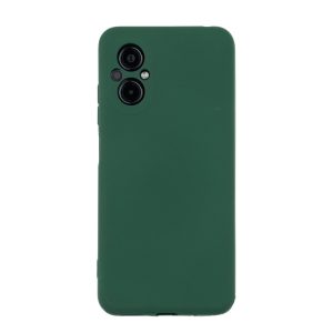 Чехол для POCO M5 бампер AT Silicone Case (темно-зеленый)