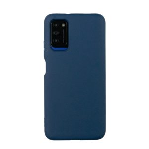 Чехол для Poco M3 бампер CASE Matte Lux (Темно-синий)