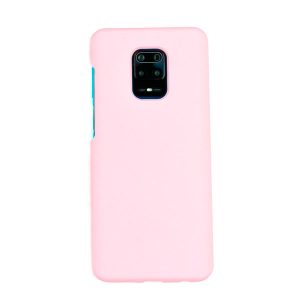 Чехол для Redmi Note 9S/9 Pro бампер AT Silicone case (Светло-розовый)