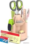 Настольный набор Erich Krause Mini Desk Powder 55631 розовый (10 предм) цена