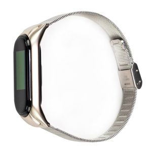 Ремешок для Mi Band 3 Stainless Grid (Серебристый)