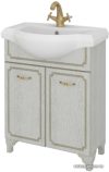 Какса-А Тумба Патина 65 под умывальник Классик 65 (белый/золотистый) цена