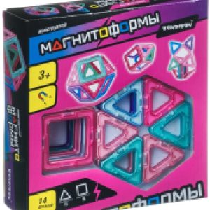Конструктор магнитный Магнитоформы 14 деталей / ВВ4400 21век