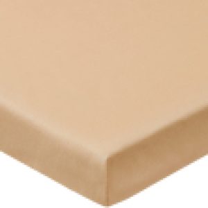 Простыня Поплин однотонный на резинке 160x200x25 / ПР-ПО-Р-160-КОФ 21век