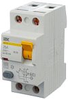 Дифференциальный автомат ВД1-63 2Р 25А 30мА / MDV10-2-025-030 21век