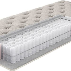 Матрас Armos Plombir Medium Тик хлопковый 140x200 цена