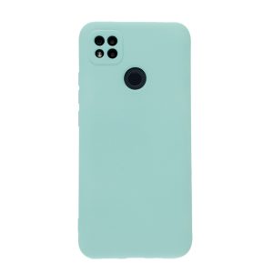Чехол для Redmi 9C бампер AT Silicone case (бирюзовый)