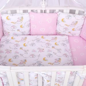 Постельное белье Amarobaby Мышата в облаках AMARO-3015-MvO (15 предметов