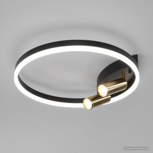 Припотолочная люстра Евросвет Luminari 90247/3 черный/золото Smart цена