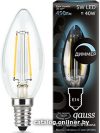 Светодиодная лампочка Gauss E14 5 Вт 4100K 103801205-D цена